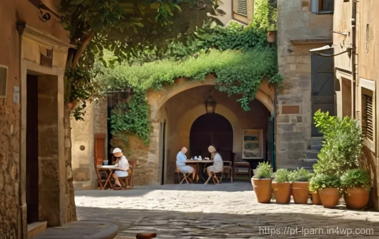 여행 중의 다양한 경험과 배움의 기회 - **Vibrant Portuguese Market Experience:**
    "A bustling, open-air market in a historic Portuguese ...