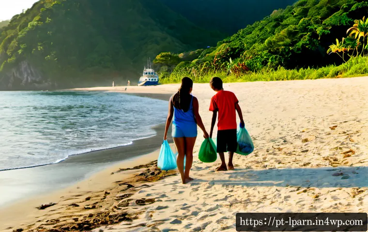 가족 여행으로 얻는 인성 교육의 중요성 - Photorealistic family travel scene in Brazil, a Brazilian mother, father, and two school-age childre...